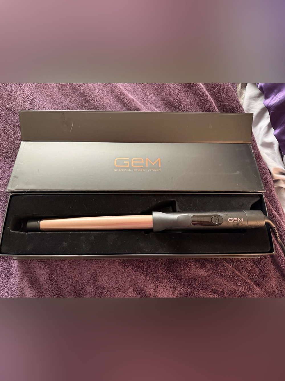 Gem 1 inch Curling Iron – Sleek Women’s Hair Styler
